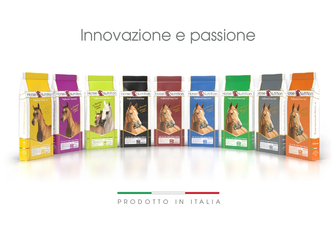Sacchi di mangime HorseNutrition - Innovazione e passione, prodotto in Italia